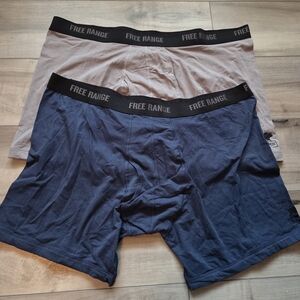 Men's Boxer Briefs - Blue and Gray